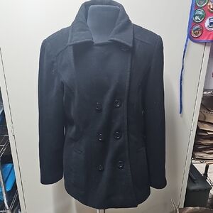 Croft & Barrow Wool Black Jacket